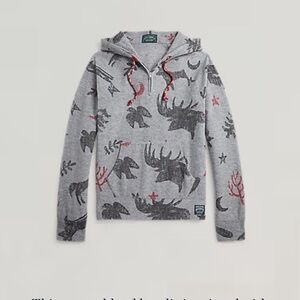 Polo Country Ralph Lauren Mens Brushed Fleece Graphic Hoodie Sweatshirt XXL